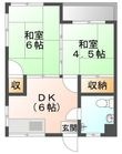 上原アパートの間取図