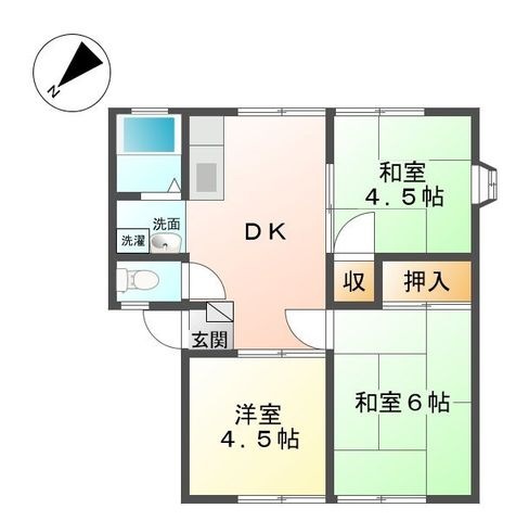 拡大写真:裾野市須山 1階102の間取り
