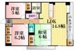 広島市東区牛田早稲田2丁目の間取図