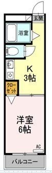 第1パークサイドマンションの間取図