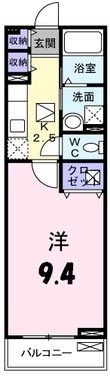 サンセール東野の間取図