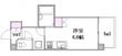 広島市西区中広町1丁目の間取図