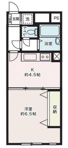拡大写真:広島市中区舟入中町 5階503の間取り
