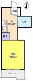 広島市南区東雲本町2丁目の間取図