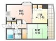 広島市中区東平塚町の間取図