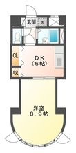 広島市中区白島九軒町の間取図
