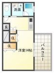広島市中区舟入川口町の間取図