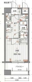 広島市中区大手町3丁目の間取図