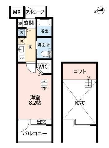 拡大写真:広島市中区十日市町2丁目 10階1002の間取り