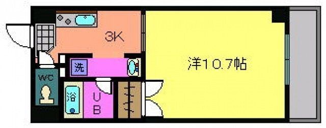 拡大写真:広島市安佐南区東原1丁目 4階402の間取り