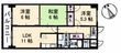 広島市中区舟入中町の間取図