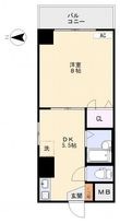 広島市中区竹屋町の間取図