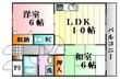 広島市安佐南区東原1丁目の間取図