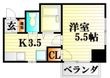 広島市安佐南区東原1丁目の間取図