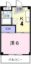 シティハイツ西本YSの間取図