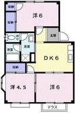 エルディム落合南Bの間取図