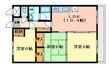 広島市安佐南区山本２丁目の間取図