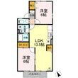 セジュール安東の間取図