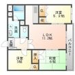 広島市安佐北区三入3丁目の間取図