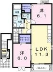 ナーシサスガーデンの間取図