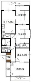 広島市安佐南区山本３丁目の間取図