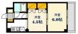 広島市西区天満町の間取図