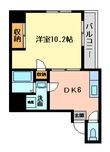 広島市南区松川町の間取図