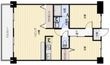 広島市西区竜王町の間取図