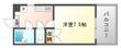 広島市中区西白島町の間取図