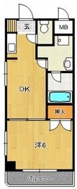 広島市中区舟入町の間取図