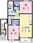 プリザーブの間取図