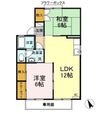 リビエラ南 A棟の間取図