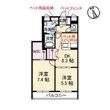 クローバー白島の間取図