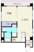 広島市西区三篠北町の間取図