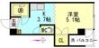 広島市南区宇品海岸2丁目の間取図