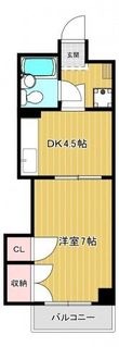 広島市中区三川町の間取図