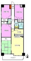 広島市中区白島九軒町の間取図