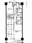 広島市中区白島九軒町の間取図