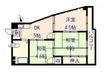 広島市南区出汐4丁目の間取図