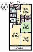 広島市東区戸坂くるめ木1丁目の間取図