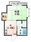 広島市東区牛田中2丁目の間取図