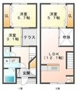 広島市南区北大河町の間取図