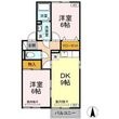 セジュール荒谷川Ⅱの間取図