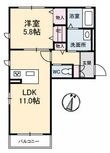 広島市安佐南区西原２丁目の間取図