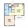 広島市中区白島中町の間取図