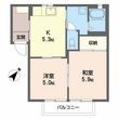 レーヴィンス落合の間取図