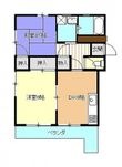 広島市安佐南区中筋3丁目の間取図