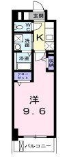 7th FLAG 己斐本町の間取図