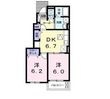 リバー コルソ アイ Ⅲの間取図