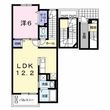 ヴィラコンフォートの間取図